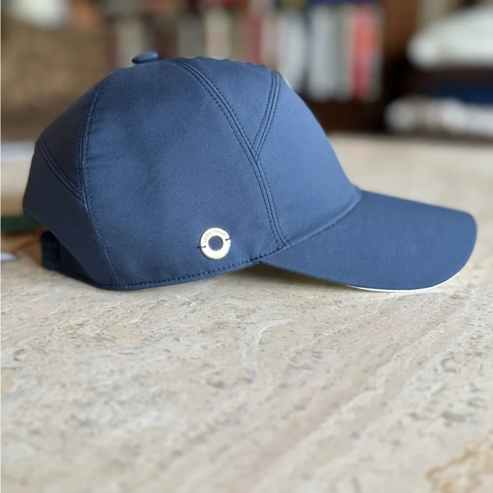 Loro Piana Baseball Cap Storm System Navy Size-S New - Picture 2 of 14